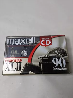 MAXELL High Bias XLII 90 Cassette Tape  Factory Sealed New • $10.95