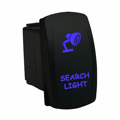 SEARCH LIGHT 6M84B Rocker Switch 12V LED Blue Marine Boat Car Waterproof On/o... • $14.50