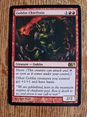 1 X Goblin Chieftain (NM) - Magic 2010 - M10 - MTG • £3