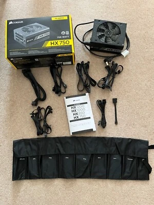 Corsair HX750 750W 80 PLUS Platinum Fully Modular PSU Power Supply • £94.99