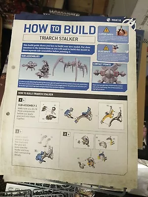 Necron Triarch Stalker From WH40K Imperium Issue 52 • £18