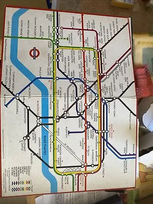 Vintage The London Underground Game Board Only • £10