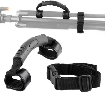 Tripod Handle Grip + Buckle Strap Handheld Monopod Camera Tripod Carrying Holder • £5.98