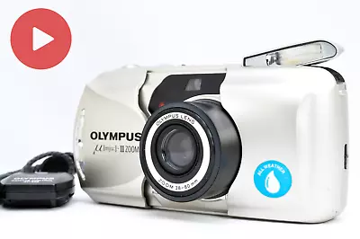 ⏯ *Read* Olympus μ Mju II 2 Zoom Point & Shoot 35mm F2.8 Film Came From Japan • $149