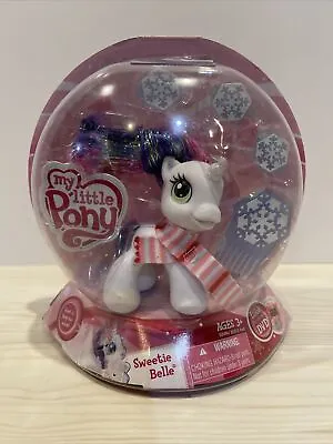 My Little Pony Winter Holiday Sweetie Belle White Unicorn 2009 NEW • $9.99
