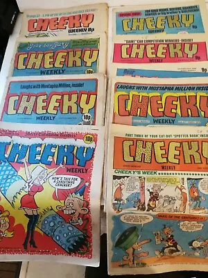 Vintage Cheeky Comics - 9 Copies - 1979 • £18