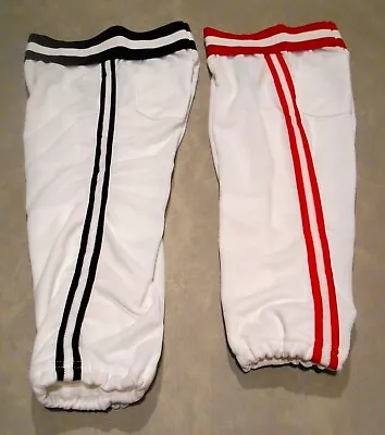 4 Pants ~ Youth Baseball / Softball Pants (White / Red Or White/Black) Free Ship • $19.99