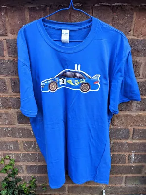 £12.50 • Buy 1997 WRC Impreza World Rally Championship Team Colin McRae Subaru Blue T-shirt 