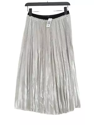 Zara Women's Maxi Skirt S Silver 100% Polyester Long Maxi • £10.80