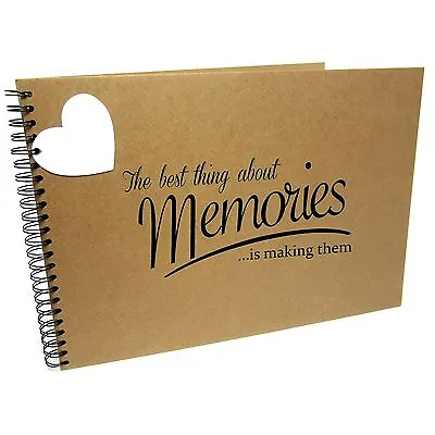 A3/A4/A5 Best Memories Scrapbook Card Pages Photo Album Keepsake Landscape • £7.99