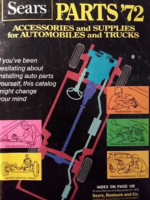 $71.95 • Buy Sears Accessories & Supplies For Automotive & Trucks 1972 Parts Catalog VW Buggy