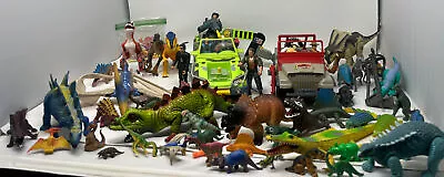 Vintage JURASSIC PARK Action Figures & Dino Toys HUGE LOT • $150