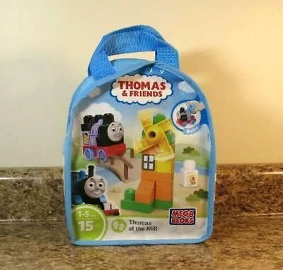 Thomas & Friends Mega Bloks Thomas At The Mill In Carry Bag NEW • $19.95