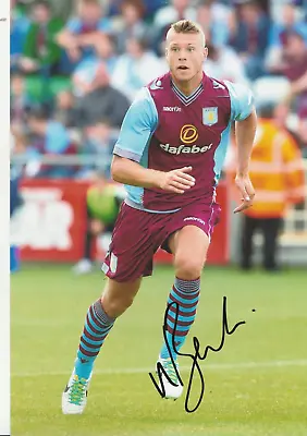 Nathan Baker [Aston Villa] Signed 12x8 Colour Photo • £0.99