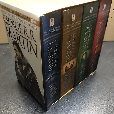 Game Of Thrones A Song Of Ice And Fire By George R.R. Martin Box Set 4 PB Books • $14.95