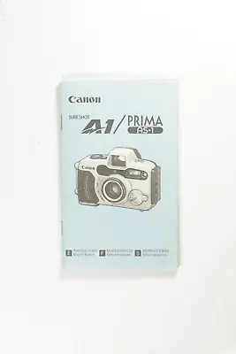 Canon SureShot A1 / Prima AS-1 Instruction Manual • $8.98