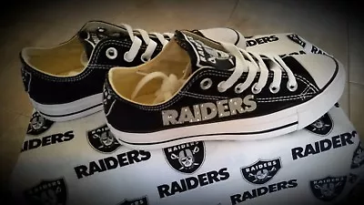  Oakland Raiders  Canvas Womens Sneakers • $49.99