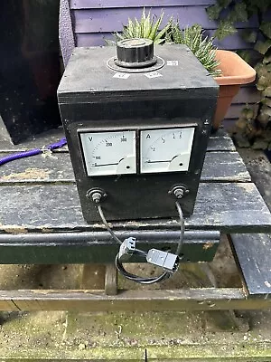 Claude Lyons Regavolt Variac ….variable Transformer Cased With Meters Nice • £30