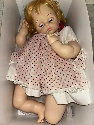 VTG Madame Alexander Baby Doll Light Hair Sleepy Eyes Soft Body • $9.80
