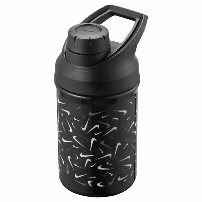 $14.25 • Buy Nike Hypercharge Chug Small Plastic Water Bottle 12oz Black BPA Free DM8282-906