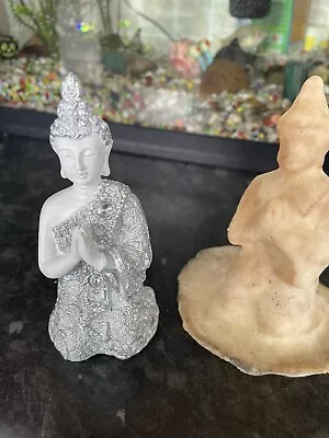 Rubber Latex Mould Buddha Indian Deity Zen Garden Casting • £6