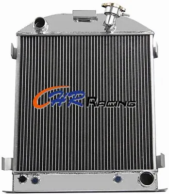 3 ROW 62mm Aluminum Radiator For Ford Hot Rod W/Chevy 350 V8 1932-1939 1933 1934 • $189