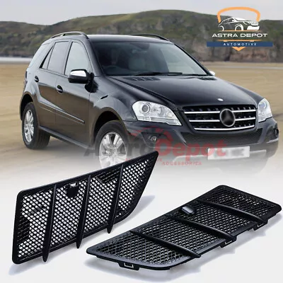 Left Right Hood Air Vent Covers For 2008-2011 Mercedes W164 GL ML Class ML350 • $32.98