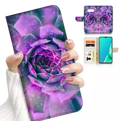 ( For Samsung S7 ) Wallet Flip Case Cover PB23653 Flower • $12.99