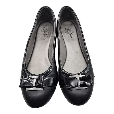 Life Stride Shoes Womens Size 7.5 Nara Ballet Flats Black Comfort Slip On • $25.99