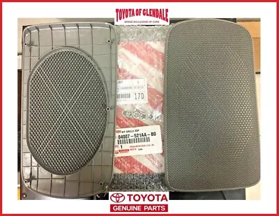 2002-2006 Toyota Camry Gray Genuine Rear Speaker Grill Cover Set 04007-521aa-b0 • $24.90