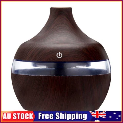 $14.39 • Buy Aroma Oil Diffuser Ultrasonic Wood Grain Air Humidifier (Dark Wood Grain)