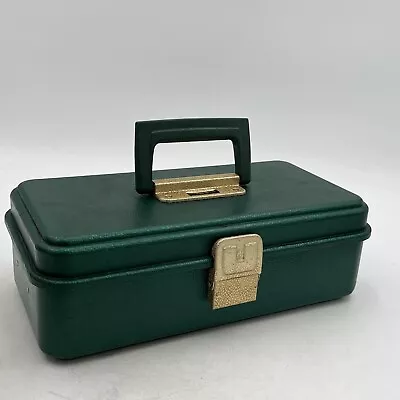 VTG UMCO 131U Tacklebox With Inner Trays Used Solid Condition Fishing Gear Retro • $29.95