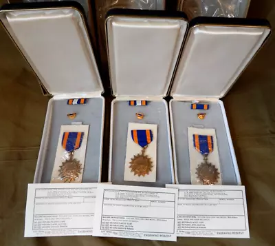 Vietnam War U.S. Army AIR MEDALS (3 Ea.) 100% Complete In Original Medal Case • $81