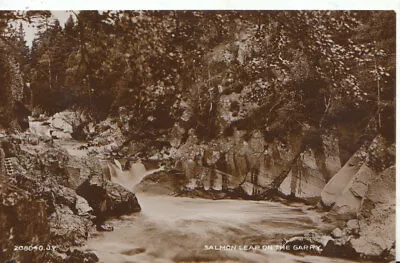 Scotland Postcard - Salmon Leap On The Garry - Real Photograph - Ref 8203A • £2.10