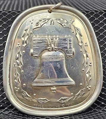 1976 Towle Sterling Silver Liberty Bell Christmas Ornament • $35