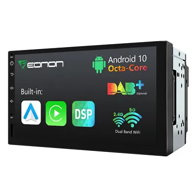 Eonon 7  Double Din Android 8Core Car Stereo Radio Head Unit GPS SAT NAV BT DAB+ • £139.99