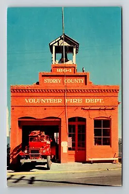 Virginia City NV-Nevada Storey County Fire Dept Vintage Postcard • $7.99