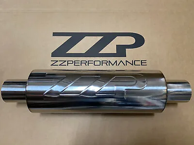 ZZPerformance 12867 3” Resonator 5  Round Muffler 14  Body 20  Long  • $99.99