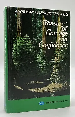 Norman Vincent Peale Treasury Of Courage And Confidence 1970 Hardcover SIGNED • $75