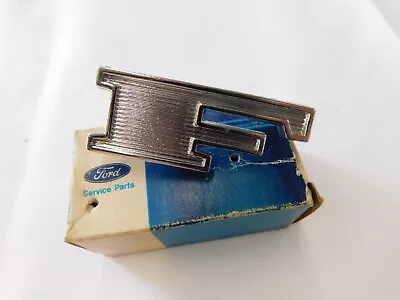 NOS OEM Ford 1967 1968 1969 Ford F100 Truck Pickup Hood Letter Emblem Badge  F  • $101.07