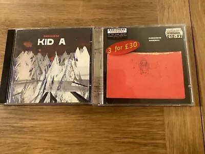 Radiohead 2 CDs KID A And Amnesiac  • £4