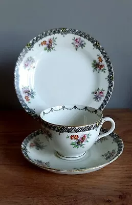 Rare Edwardian Tuscan Trio China Tea Cup & Saucer. • £12.90