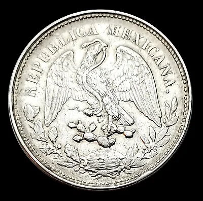 1902 Mexico Mo AM Silver Un Peso Coin Item # 0392 • $155