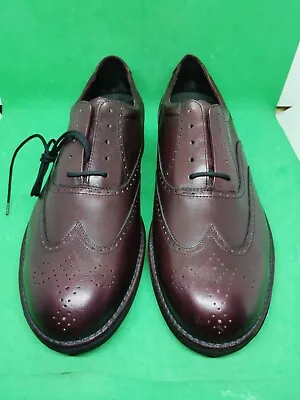 1995 Cabela's Wing Tip Burgundy Leather Shoes Flexi Super Lite Men's 11.5 D New • $79.99