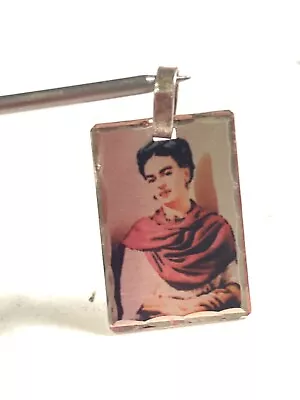 925 Sterling Silver Frida Khalo Pendant • $24