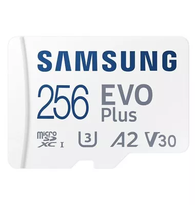Samsung 256GB EVO Plus Micro SD Memory Card/w Adapter UHS-1 SDR104 Class 10 G • $34.98