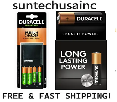 Duracell ION SPEED 4000 Hi-Performance Charger Includes 2 AA And 2 AAA NiMH • $17.30