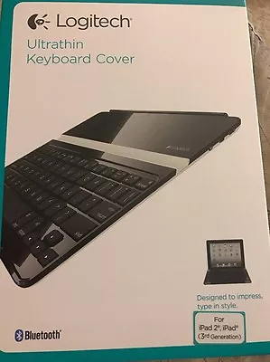 Logitech Ultrathin Wireless Bluetooth Keyboard/Cover Case IPad  • $39.95