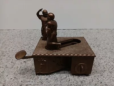 Vintage Football Mechanical Bank Heavy Metal Die Cast Sports Collectible  • $49.99