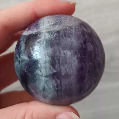 Rainbow Fluorite - Crystal Sphere (Polished Carving Mineral GemstoneHealing) • £14